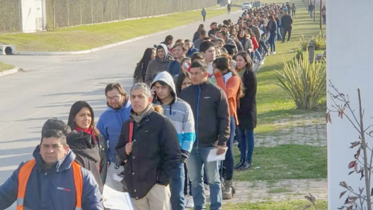 El sector industrial fue uno de los más golpeados por la caída de puestos de trabajo. Foto: archivo