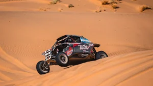 Nicolás Cavigliasso-Valentina Pertegarini, el binomio de General Cabrera que lidera la Clase Challenger en el Dakar 2025