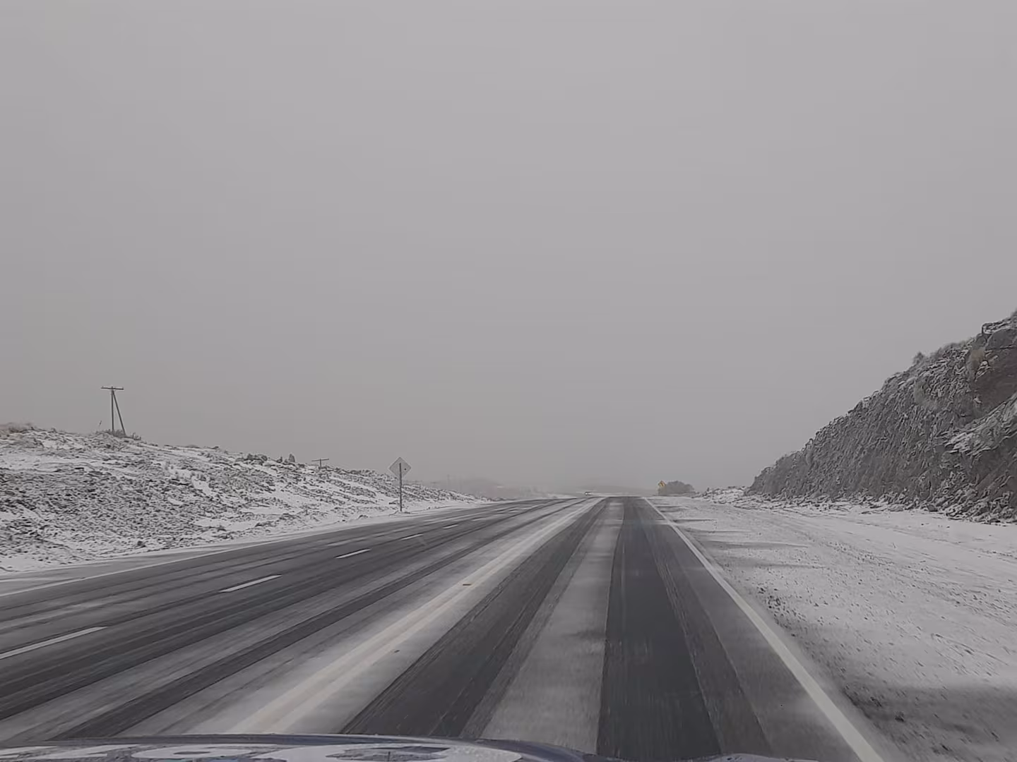 Blanco anticipo de la primavera: la nieve tiñó las Sierras y se espera un salto térmico a 22 grados