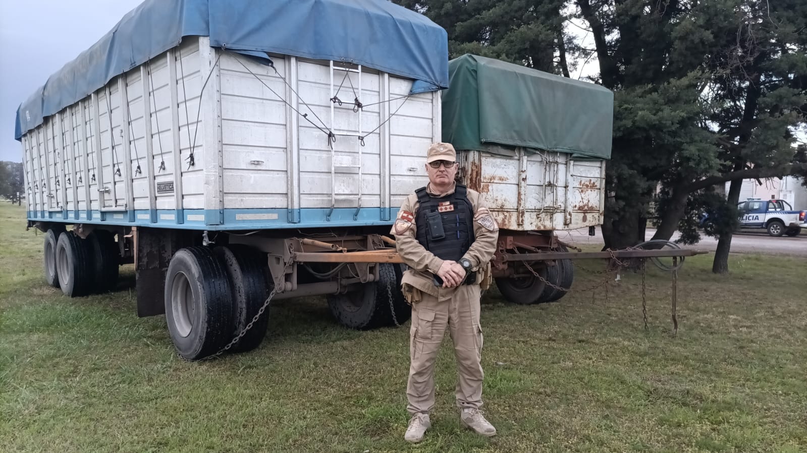 Detienen a tres personas por el robo de 70 toneladas de cereal en un campo del sur cordobés