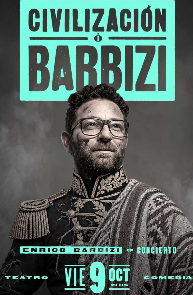 Enrico Barbizi presenta “Civilización o Barbizi” en el Teatro Comedia: nuevo sonido y grabación en vivo