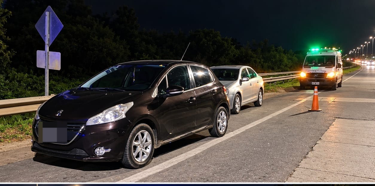 Detuvieron a un conductor tras una pelea en la ruta 19: un hombre quedó gravemente herido